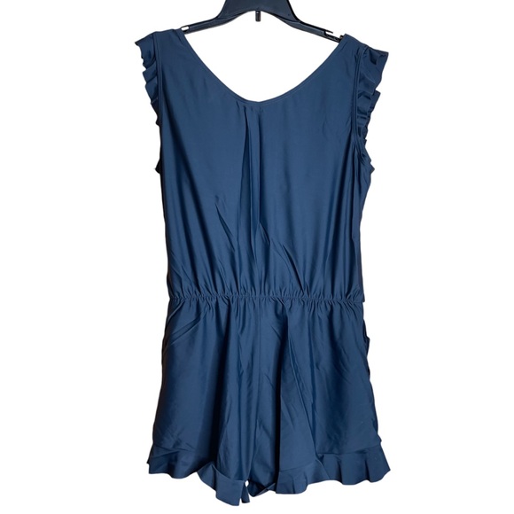 Honey Mark Gray Blue Swim Romper X-LARGE - Picture 3 of 7